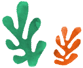 ilustración hojas colores